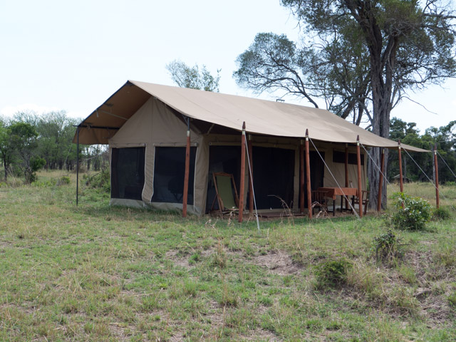 A view of our "tent" at the Wogakurya Camp on the Serengeti.