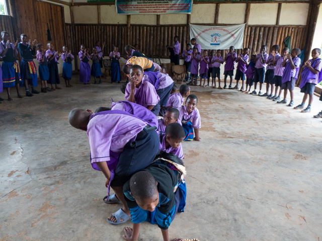 There was a school for orphans nearby, and they performed several dances for us. 